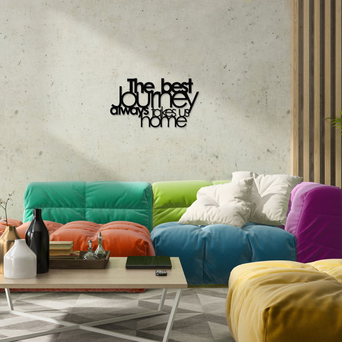 Wallity The Best Lourney Always Escultura de Pared Negra Wallity The Best Lourney Always Escultura de Pared Negra